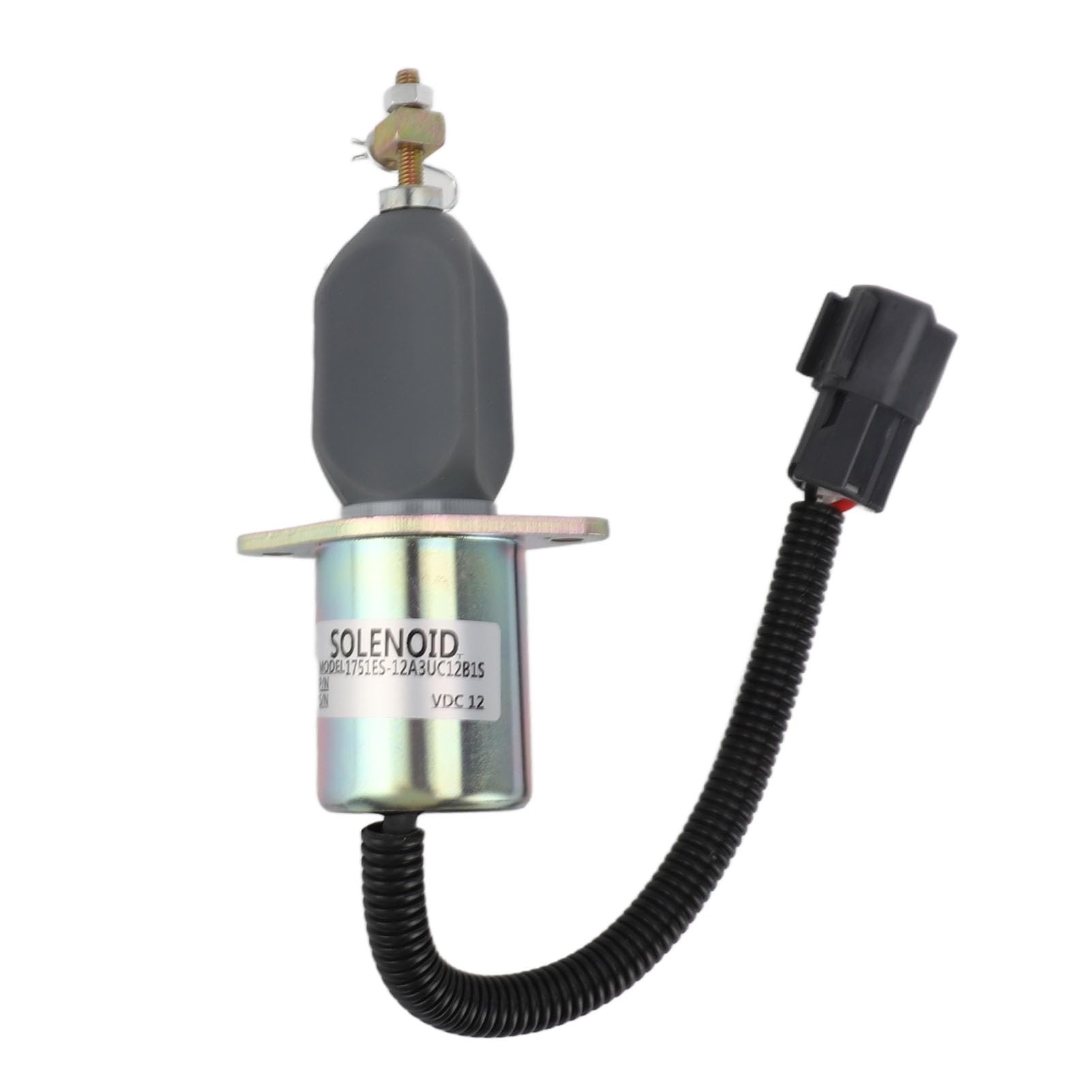 Aoveew 12V Fuel Shut Off Solenoid 1751ES 12A3UC12B1S Accurate Fuel Cut Off Stop Solenoid Valve for Generator Engine von Aoveew