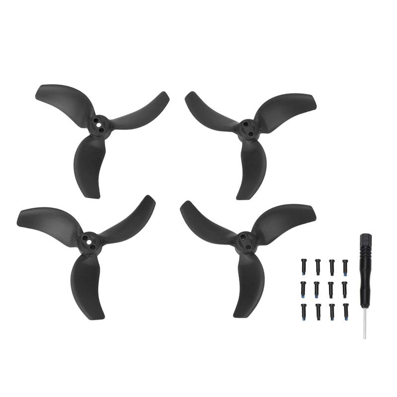 Titel: Nachtleuchte mit Film 3 Blade Propeller Premium Drohnenpropeller Ersatz für Avata 2 Drohne Enhanced Aerodynamics Low Rauschen Design ﻿ (Black) von Aoveew