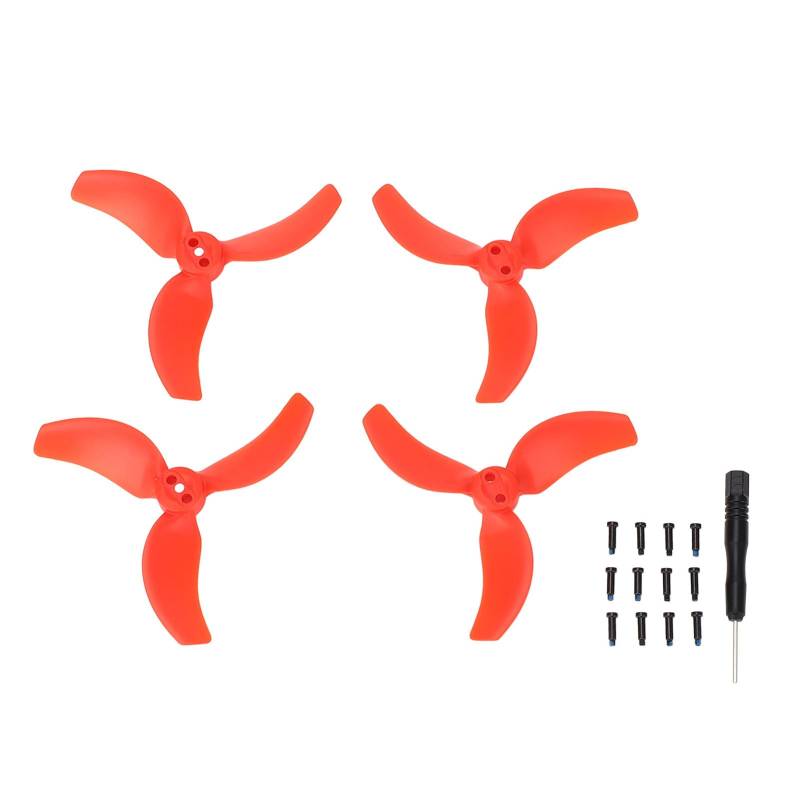 Titel: Nachtleuchte mit Film 3 Blade Propeller Premium Drohnenpropeller Ersatz für Avata 2 Drohne Enhanced Aerodynamics Low Rauschen Design ﻿ (Red) von Aoveew