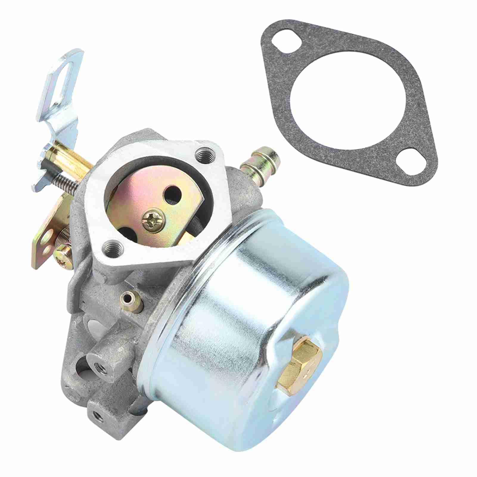 VERGASER TECUMSEH 640349 640052 640054 Effiziente Kraftstoffmischung Motorwartung Geeignet für 8-10 PS Motoren Metall Silber von Aoveew