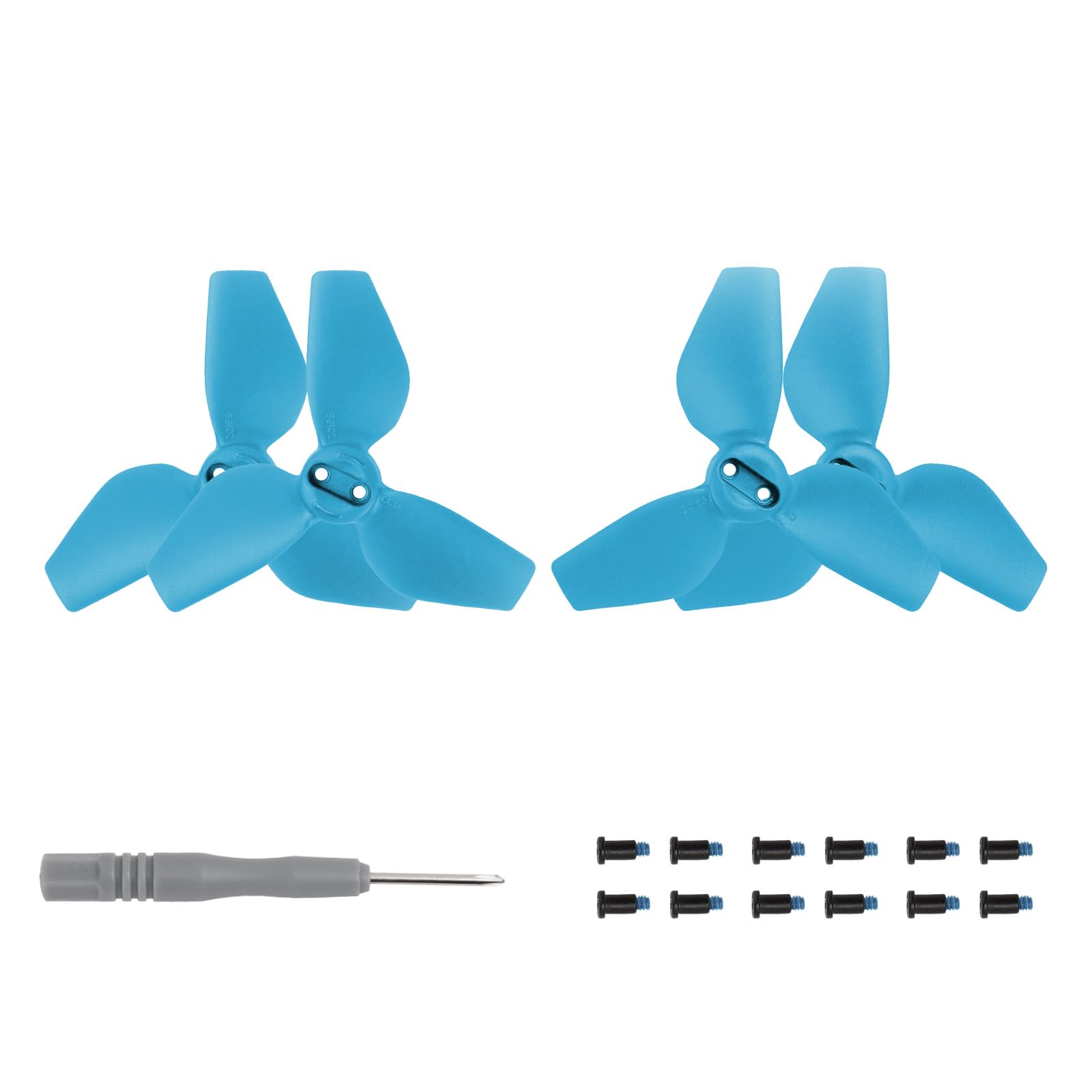 1/2 Paar Propeller Ersatz Für DJI NEO Propeller Taschenfliegende Kamera 2016S Farbige Propeller Leichtgewicht Drohnenflügel Zubehör (Blue 2 Pair) von Aoyygg