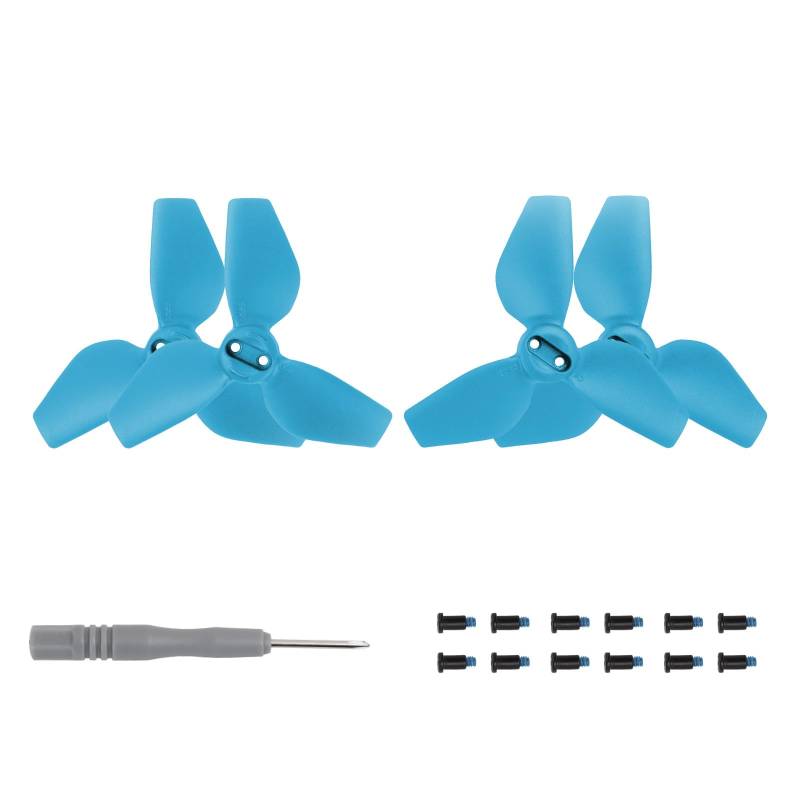 1/2 Paar Propeller Ersatz Für DJI NEO Propeller Taschenfliegende Kamera 2016S Farbige Propeller Leichtgewicht Drohnenflügel Zubehör (Blue 2 Pair) von Aoyygg