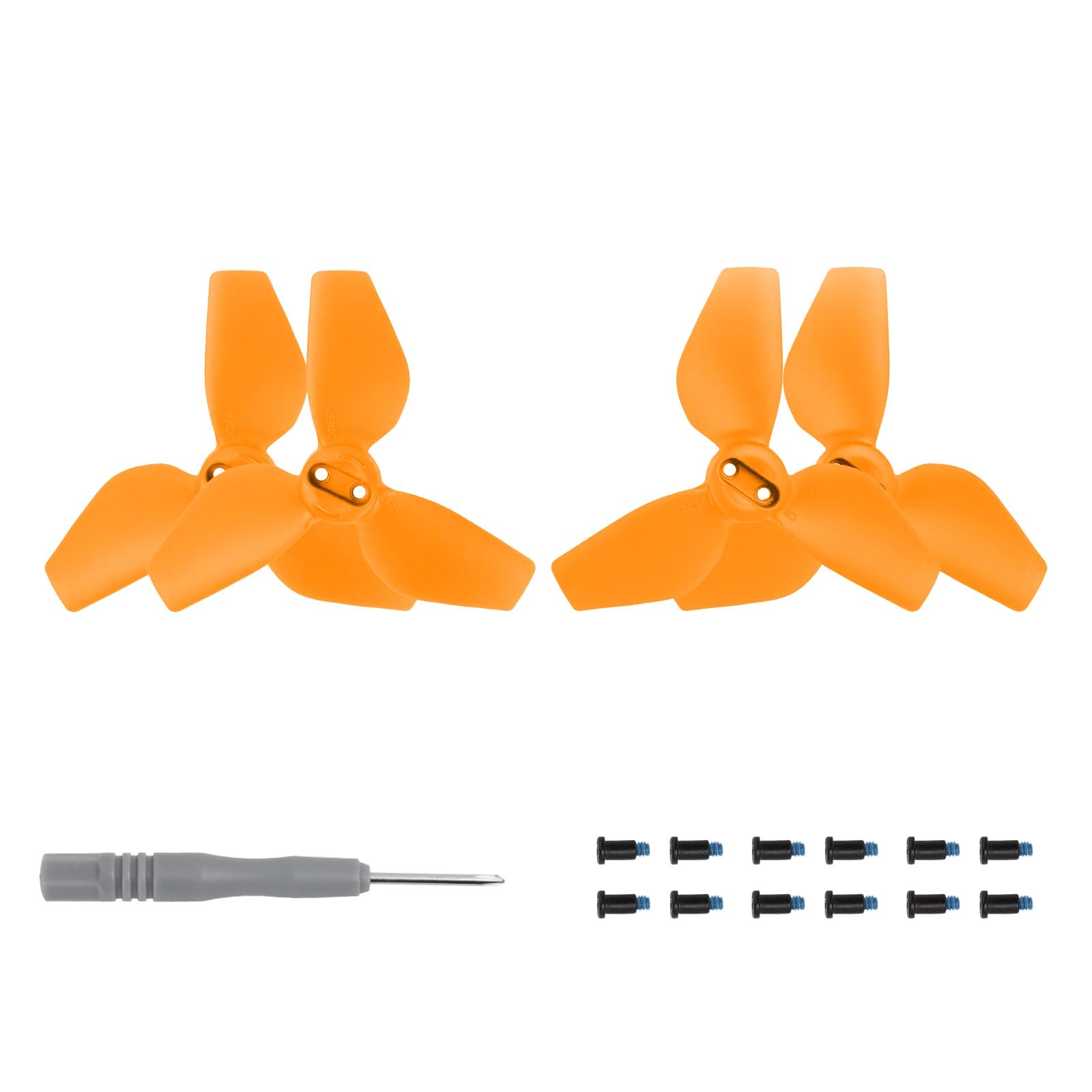 1/2 Paar Propeller Ersatz Für DJI NEO Propeller Taschenfliegende Kamera 2016S Farbige Propeller Leichtgewicht Drohnenflügel Zubehör (Orange 2 Pair) von Aoyygg