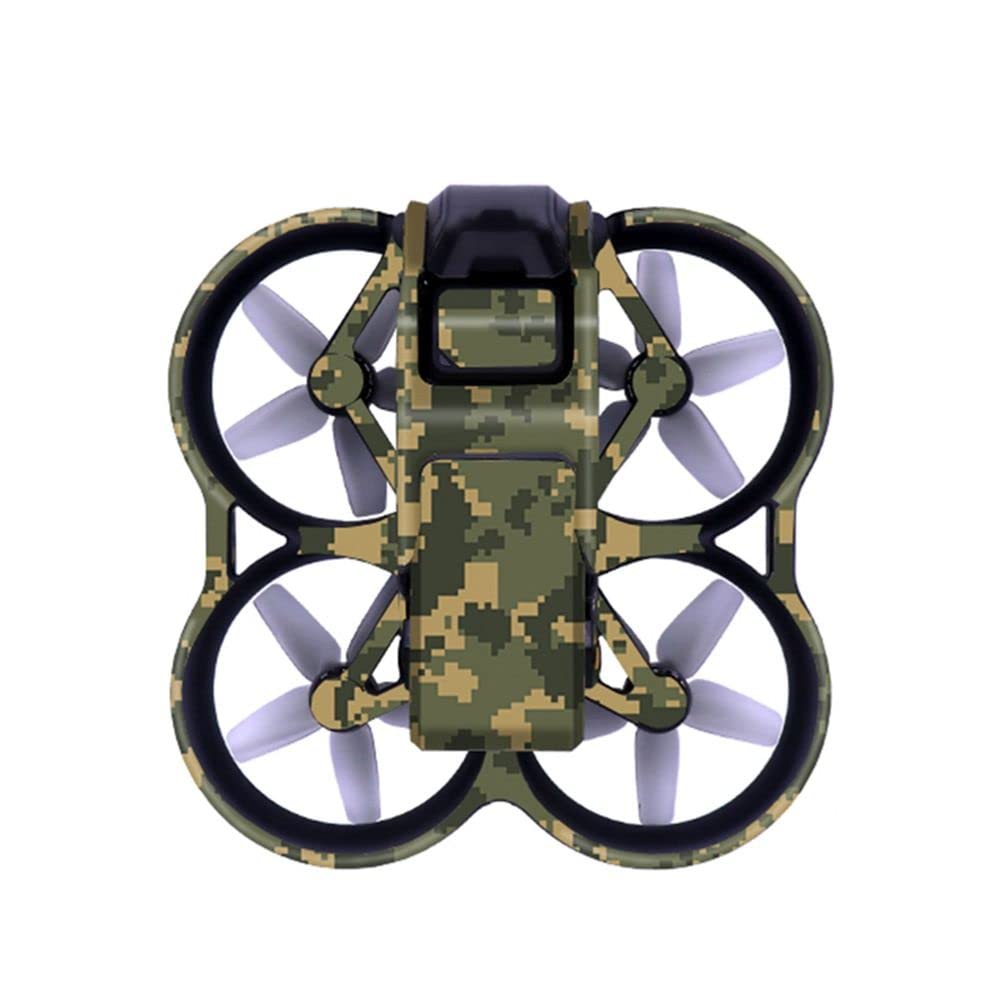 Für Avata Drone Skin Abziehbild PVC Aufkleber für DJI Avata Skin Ganzkörperaufkleber Kratzfestes Wasserdichtes Cooles PVC Skins Set Zubehör (01) von Aoyygg