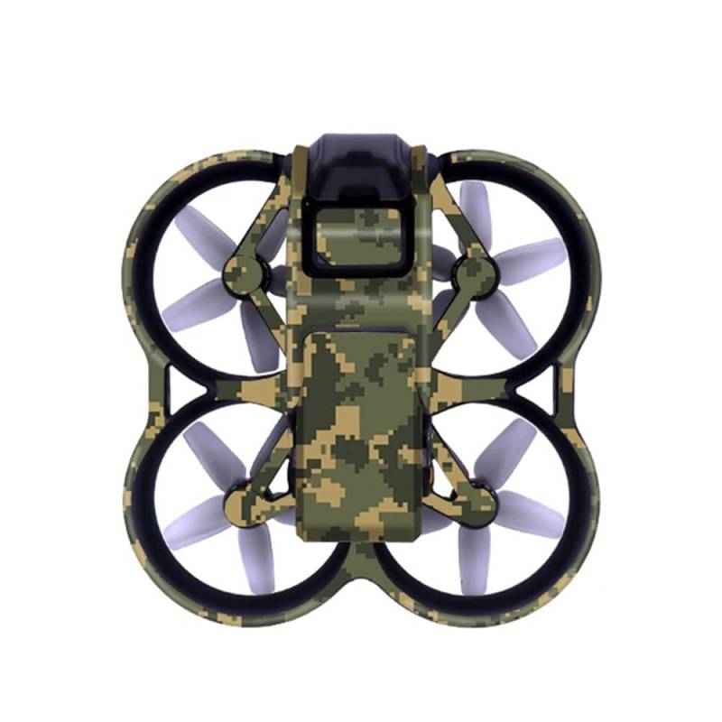 Für Avata Drone Skin Abziehbild PVC Aufkleber für DJI Avata Skin Ganzkörperaufkleber Kratzfestes Wasserdichtes Cooles PVC Skins Set Zubehör (01) von Aoyygg