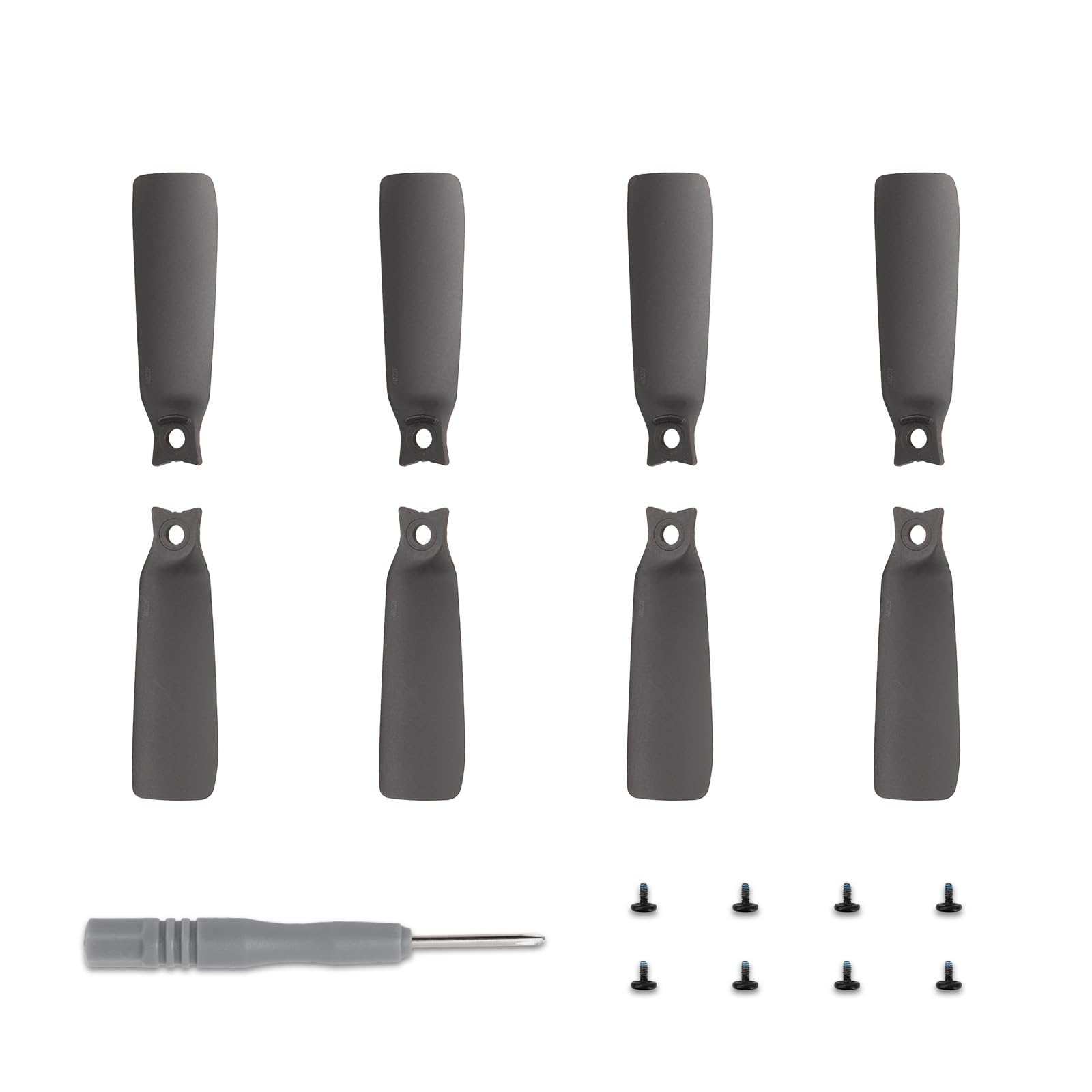 Propeller für DJI FLIP, Leichte Propeller, Farbige Blattpaddel, Propellerflügel, Drohnenzubehör, 8 Stück/Set, FLIP-Propeller 4022F, Farbiges Blattzubehör (Black) von Aoyygg