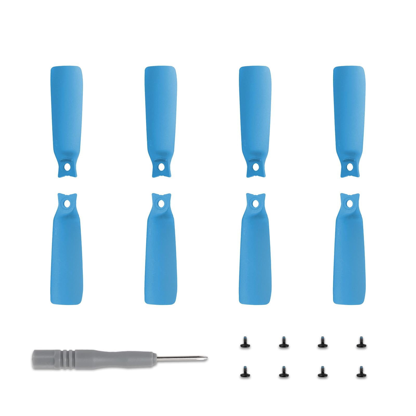 Propeller für DJI FLIP, Leichte Propeller, Farbige Blattpaddel, Propellerflügel, Drohnenzubehör, 8 Stück/Set, FLIP-Propeller 4022F, Farbiges Blattzubehör (Blue) von Aoyygg