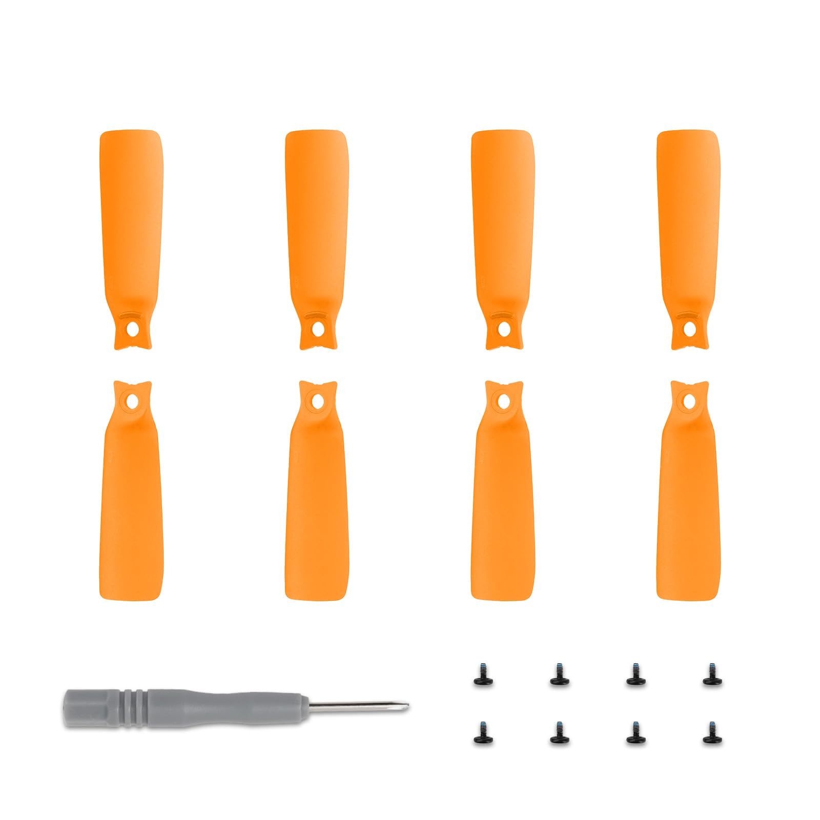 Propeller für DJI FLIP, Leichte Propeller, Farbige Blattpaddel, Propellerflügel, Drohnenzubehör, 8 Stück/Set, FLIP-Propeller 4022F, Farbiges Blattzubehör (Orange) von Aoyygg