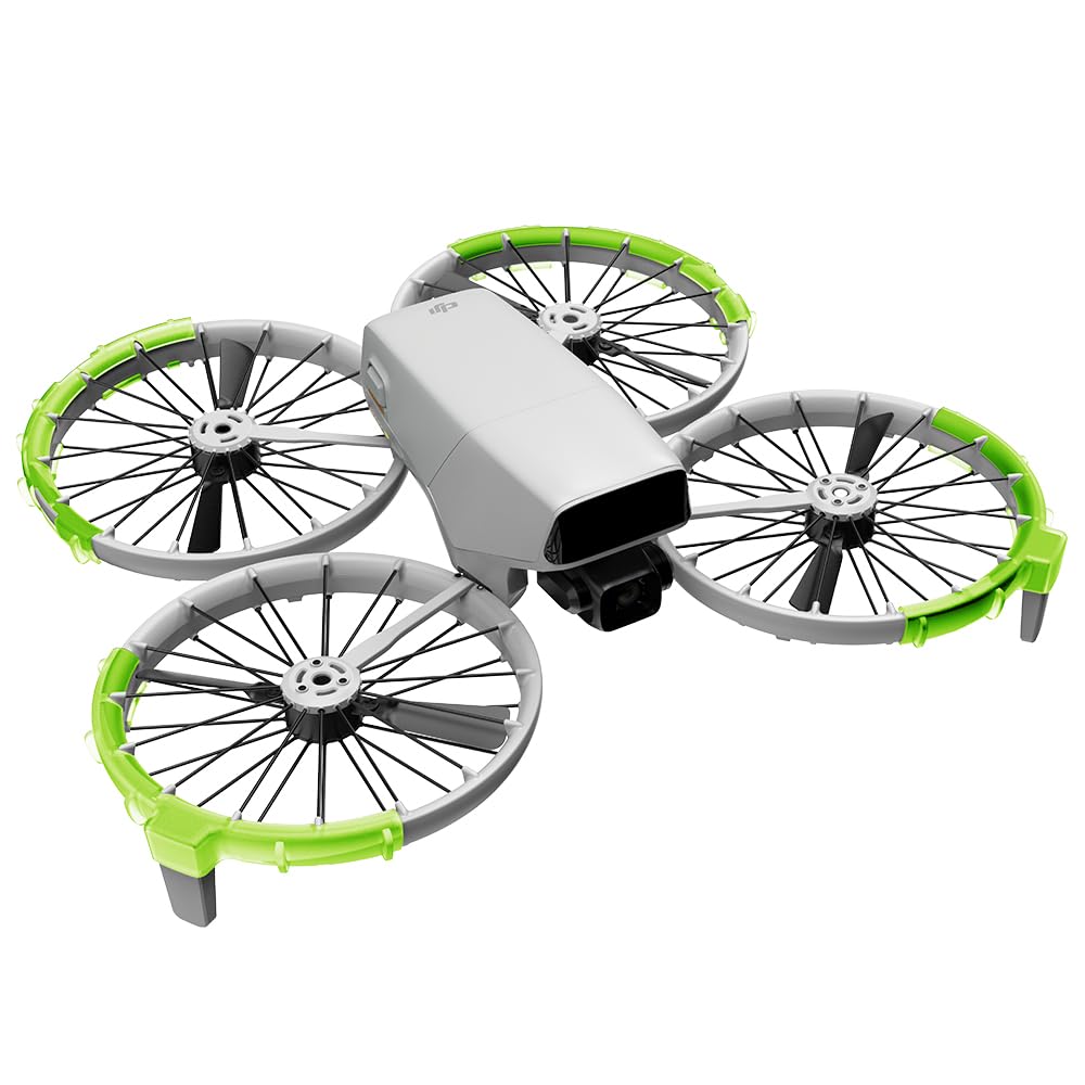 Propellerschutz Schutzstoßstangenring für DJI Flip-Blendenstoßstange Drohnenzubehör Propellerschutz Antikollisions-Aufprallschutz Propellerstoßstangenschutz (green) von Aoyygg