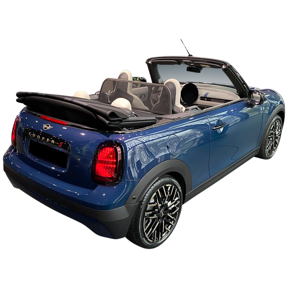 Aperta Windschott passend für Mini Cooper Cabrio 100% Passgenau OEM Qualität Schwarz Windstop Windabweiser von Aperta