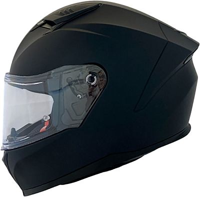 Apex FI100 Junior Solid, Integralhelm Kinder - Matt-Schwarz - 51-52 cm von Apex