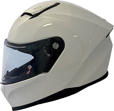 Apex FI100 Junior Solid, Integralhelm Kinder - Weiß - 51-52 cm von Apex