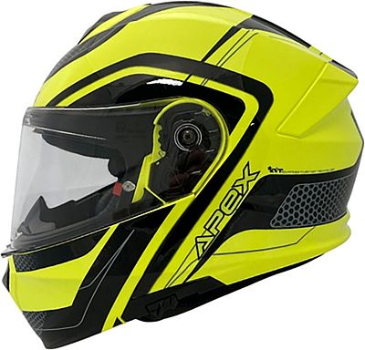 Apex MI100 Porto, Klapphelm - Neon-Gelb/Schwarz - L von Apex