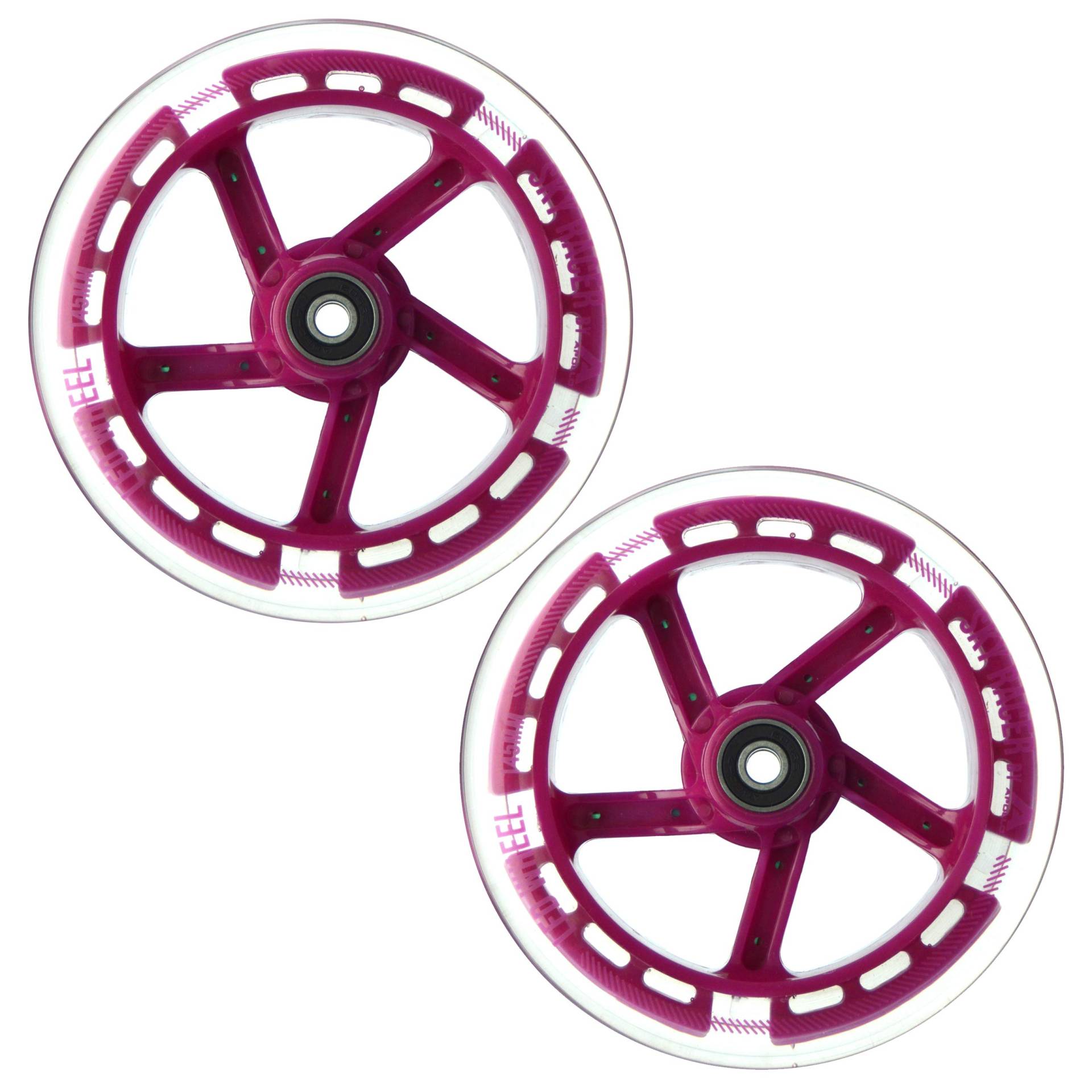 Apollo City Scooter 145mm Ersatzräderset Pro Wheels - ABEC 7 Kugellager, Roller Rad Ersatz-Räder passend für Apollo City-Scooter von Apollo