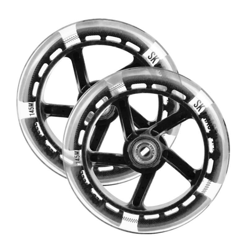 Apollo Ersatzräderset Pro Wheels - ABEC 7 Kugellager, Roller Rad Ersatz-Räder passend für Apollo City-Scooter von Apollo