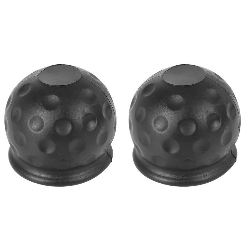 Aposous 2 Stücke 50mm Anhänger Kupplung Ball Abdeckung Kappe Anhänger Kupplung Wohnwagen Anhänger Anhänger Kupplung SchüTzen für PKW Anhänger Wohnmobil ATV von Aposous