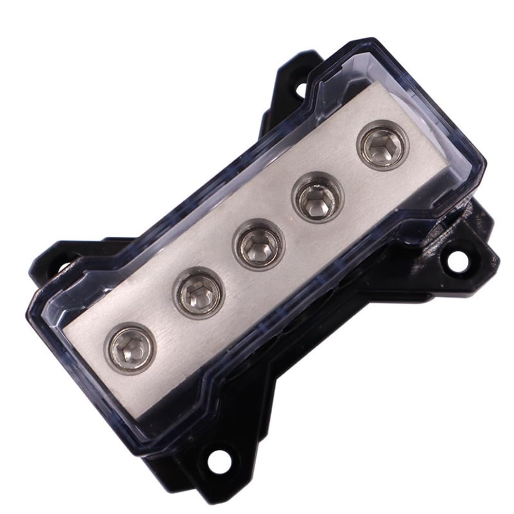 Aposous Stromverteilerblock, Splitter, Car-Audio, Modifizierter Leistungsverstärker, Erdungskabel-Hub, Negative Erdungsanschlussdose von Aposous