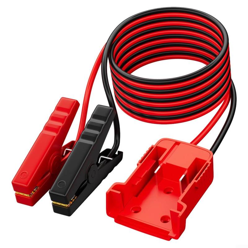 Aprilsunnyzone Kompaktes Autobatterie-Starthilfe-Set mit robustem 12-AWG-Kabel-Design von Aprilsunnyzone