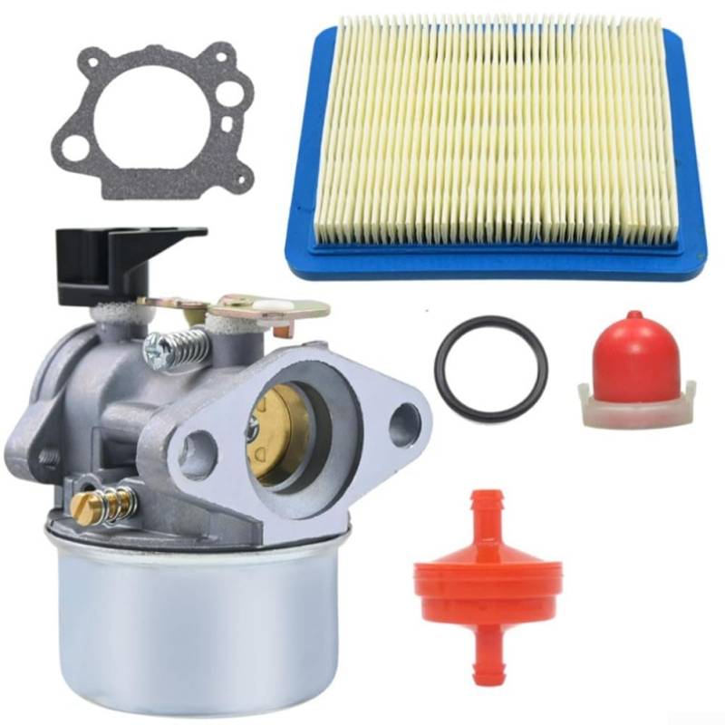 Vergaser-Kit für Quantum für Motoren Ersatz 494971 494216 493422 mit Dichtung, Luftfilter, Kraftstoffleitung und mehr von Aprilsunnyzone