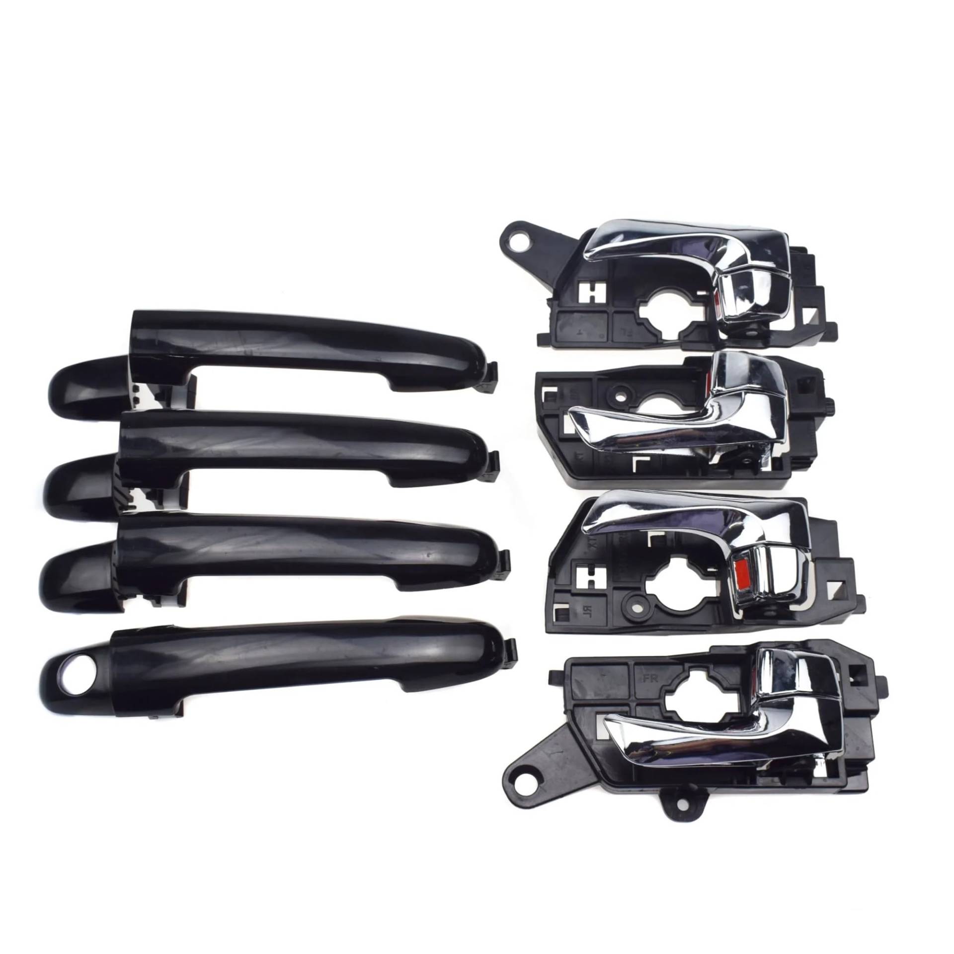 Auto Innentürgriff Türgriff Innen Außen- Und Innentürgriff Vorne Hinten Links Rechts LH RH Fahrer Beifahrer Für Hyundai Für Sonata 2.4L 3.3L 2006 2007 2008 2009 2010(Kit 2009-2010) von Aptfkec