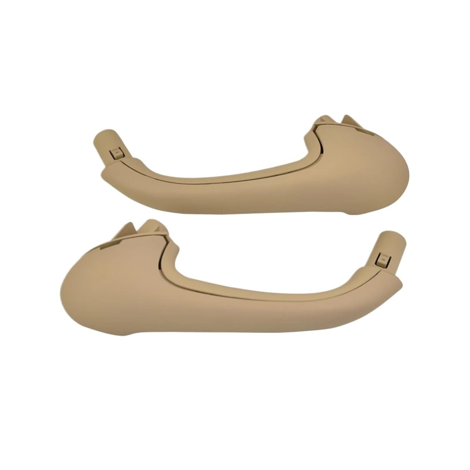 Auto Innentürgriff Türgriff Innen Auto Vorne Links/Rechts Innen Tür Pull Träger Abdeckungen Griffe Trim Für Benz W203 C-Klasse 2000-2007(Beige Set) von Aptfkec