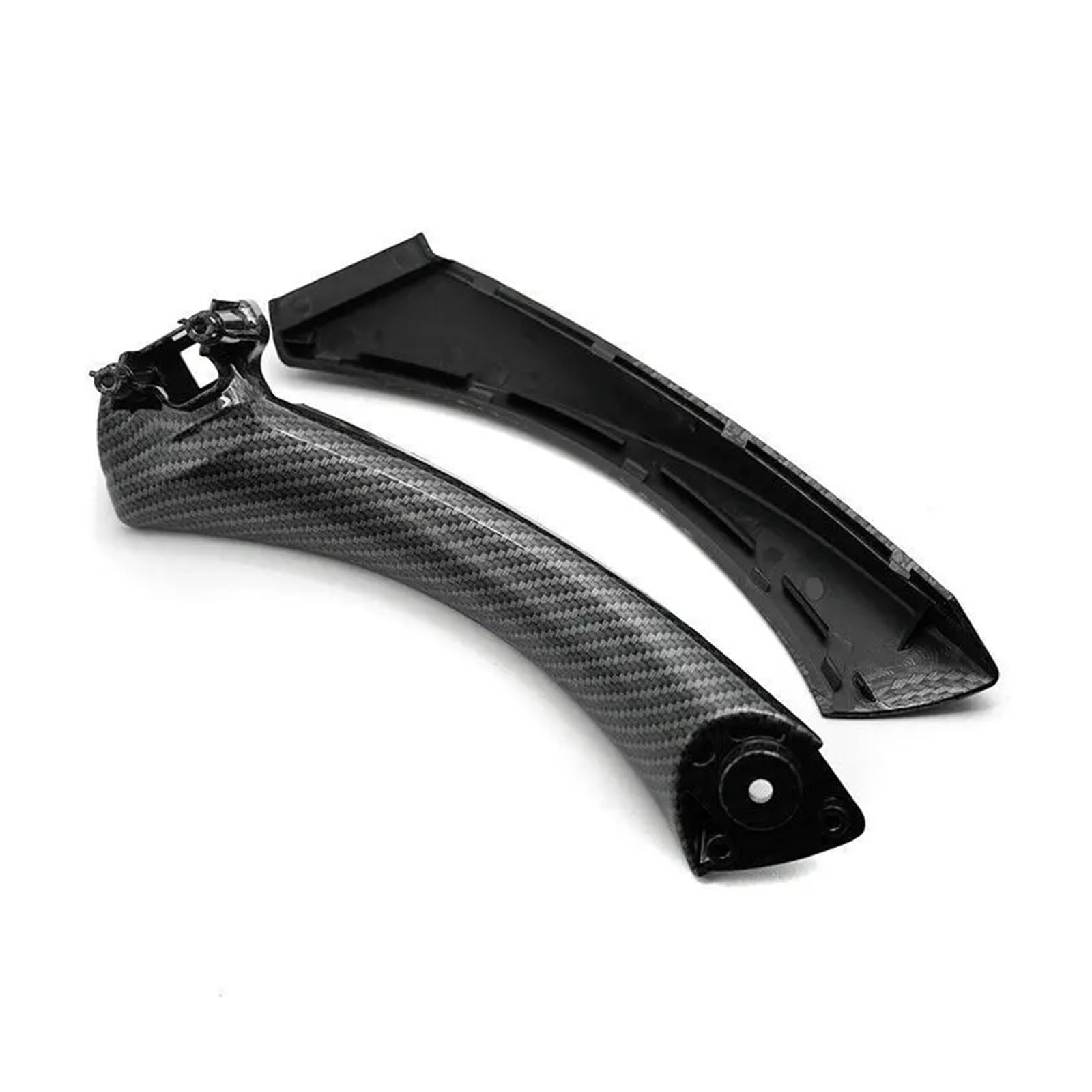 Auto Innentürgriff Türgriff Innen Carbon-Faser-Tür-Innengriffverkleidung Links/rechts Hinten Für 3er E90 E91 E92 E93 2005 2006 2007 2008 2009 2010 2011 2012(Links) von Aptfkec