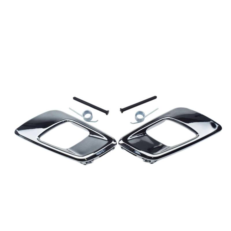 Auto Innentürgriff Türgriff Innen Chrom/Mattsilber Innentürgriffverkleidung Links Rechts Für Ford Für Ranger T6 2012–2021 Und Für Everest 2015–2021(Chrome Left Right) von Aptfkec