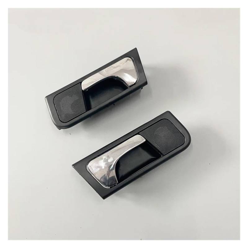 Auto Innentürgriff Türgriff Innen Vordertür-Innengriff Hinterer Innengriff Chrom Mit Schwarz Für Chevy Für Optra 2003 2004 2005 2006 2007 2008(Chrome 1 Pair) von Aptfkec