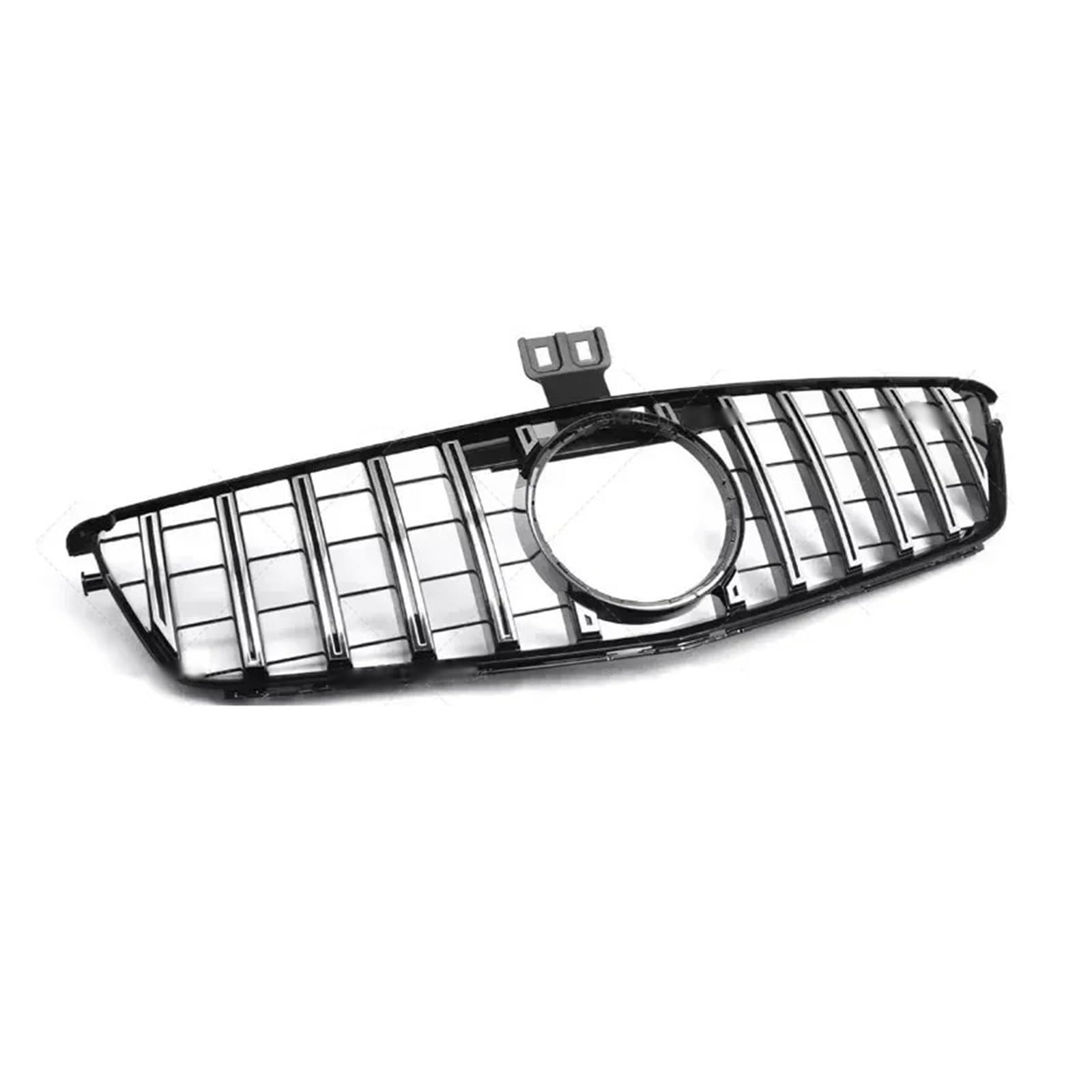 Auto Kühlergrill Für 2007-2014 W204 C-Klasse Für Benz C180 C200 C250 C300 C43 GT Frontstoßstangengrill Haubengrill Auto Frontgrill(B) von Aptfkec