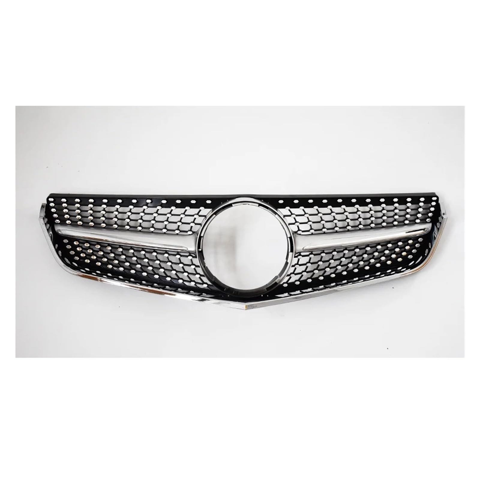 Auto Kühlergrill Stoßstangennetz Vorderes Einlassgitter Grill-Styling Für Benz E Coupe W207 C207 A207 2009–2016 E200 E260 E320 E350 E400 E500 Auto Frontgrill(09-12 Diamond Silver) von Aptfkec