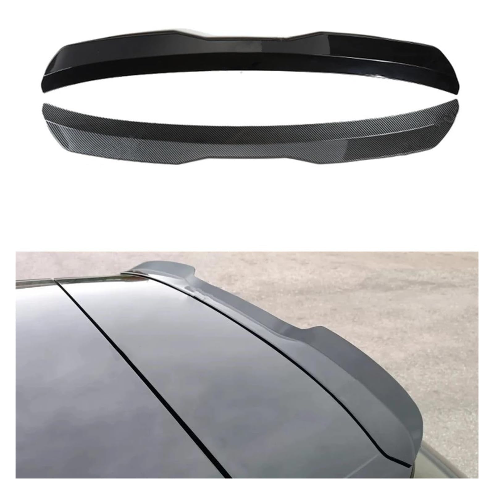 Heckflügel Heckspoilerflügel Für A3 Schrägheck 2 Türen 4 Türen 2013-2018 Auto Heckspoilerflügel Dekoration Tuning Spoiler Heckstoßstange(Gloss Black) von Aptfkec