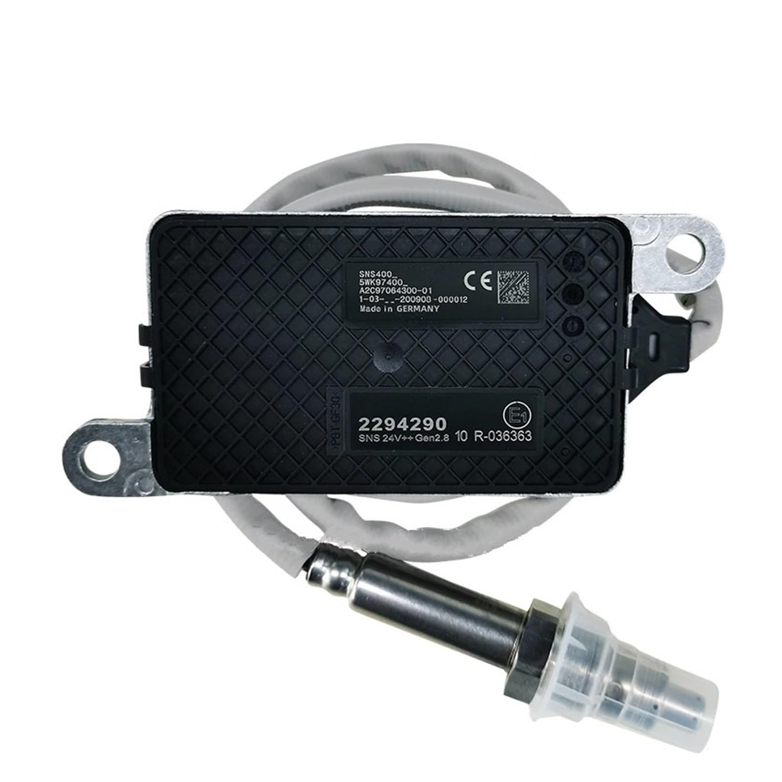 Stickstoffoxid Sensor 2294290/2064768/2247380/2296800 5WK9 7400 5WK97400 2294290 Stickstoff Sauerstoff Nox Sensor 24V Für Scania Motor LKW Zubehör Nox-Sensor von Aptfkec