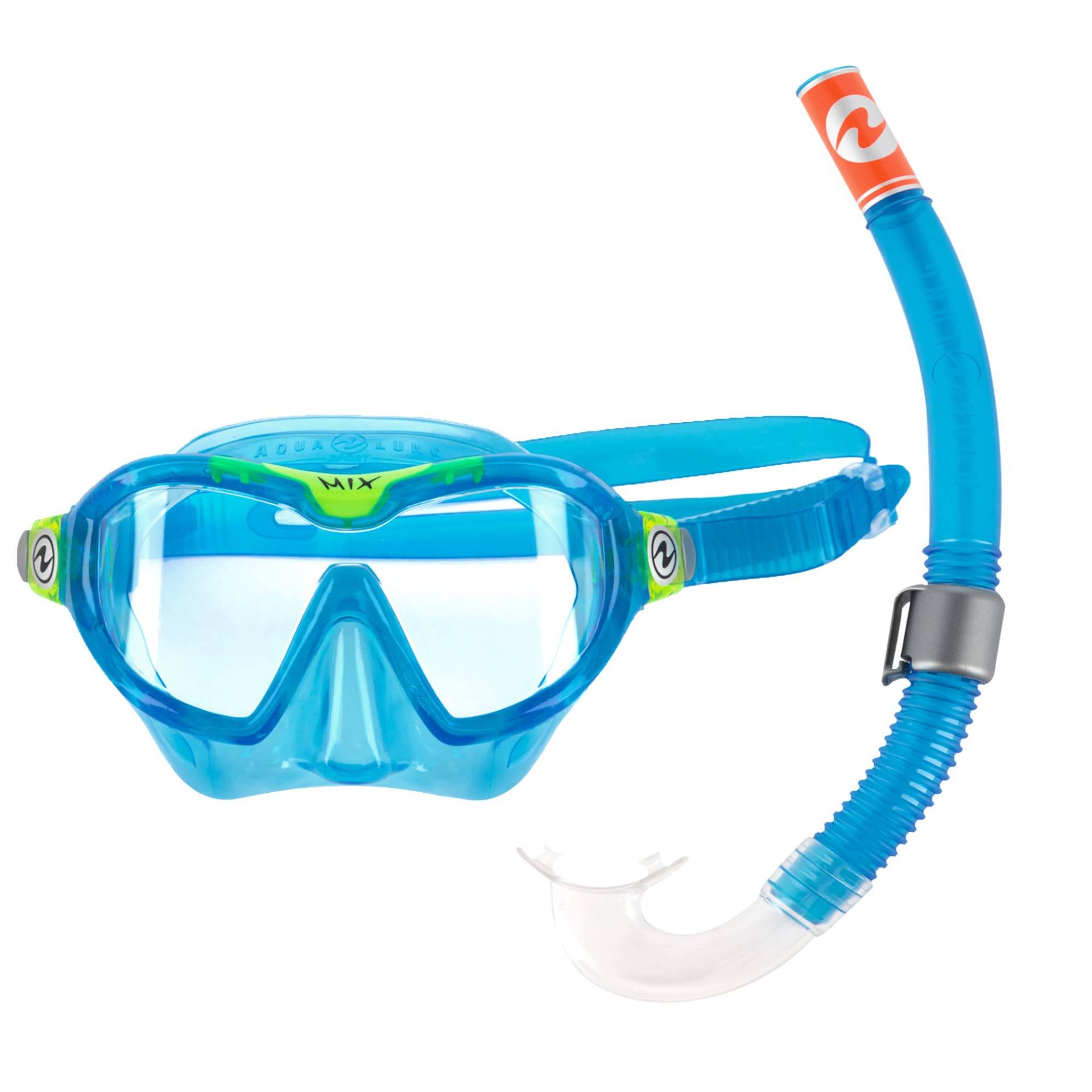 Aqua Lung Unisex Kinder Sport Schnorchel-Set mit Tauchmaske und Schnorchelrohr, Blau - Aqua, Einheitsgröße von Aqua Lung