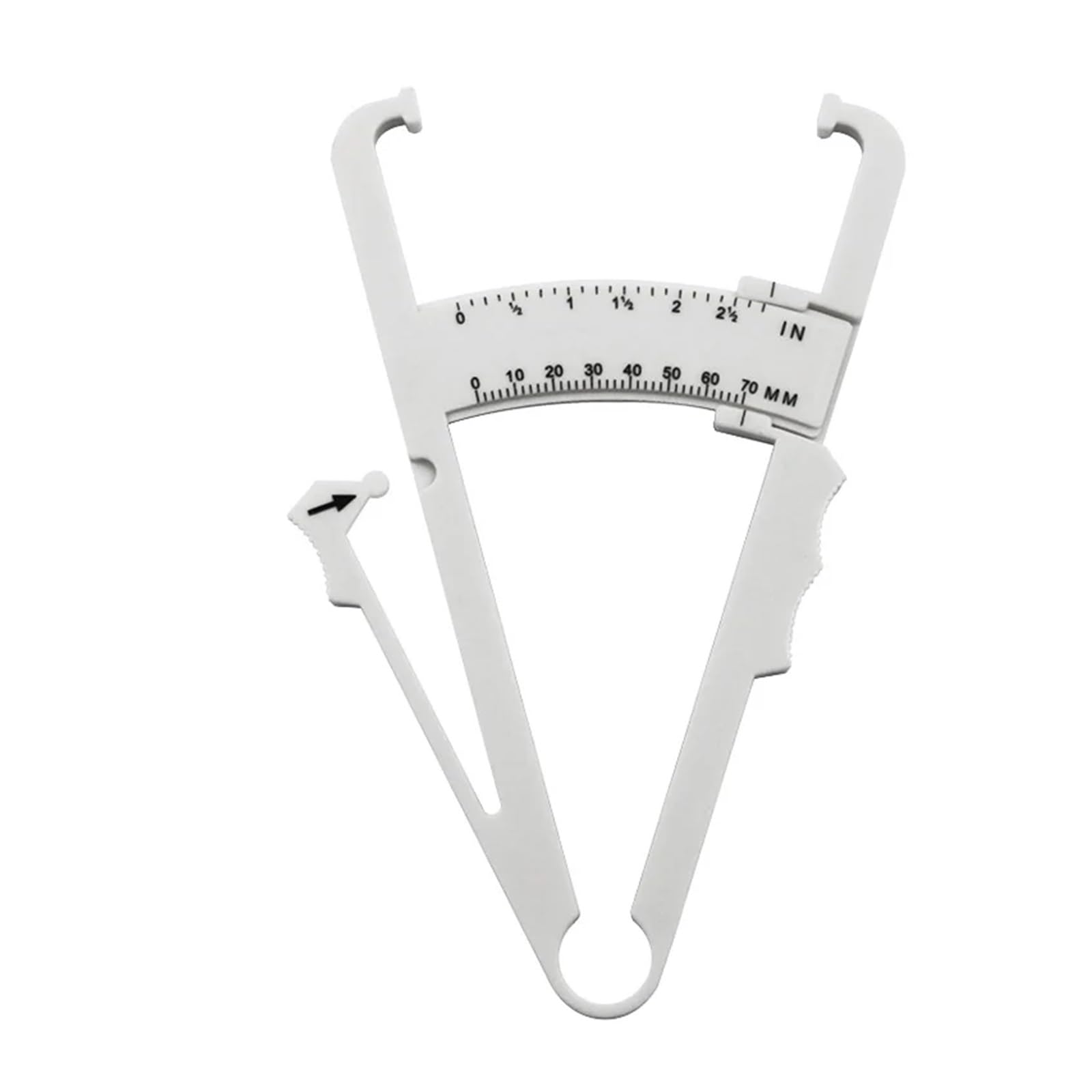 VNJUGF Fettabbau-Tester, Rechner, Messschieber, Fitness-Clip, Fettmessungstool, Schlankheitsdiagramm, Hautfaltentest-Instrument wanglan(D) von Aqxyedc