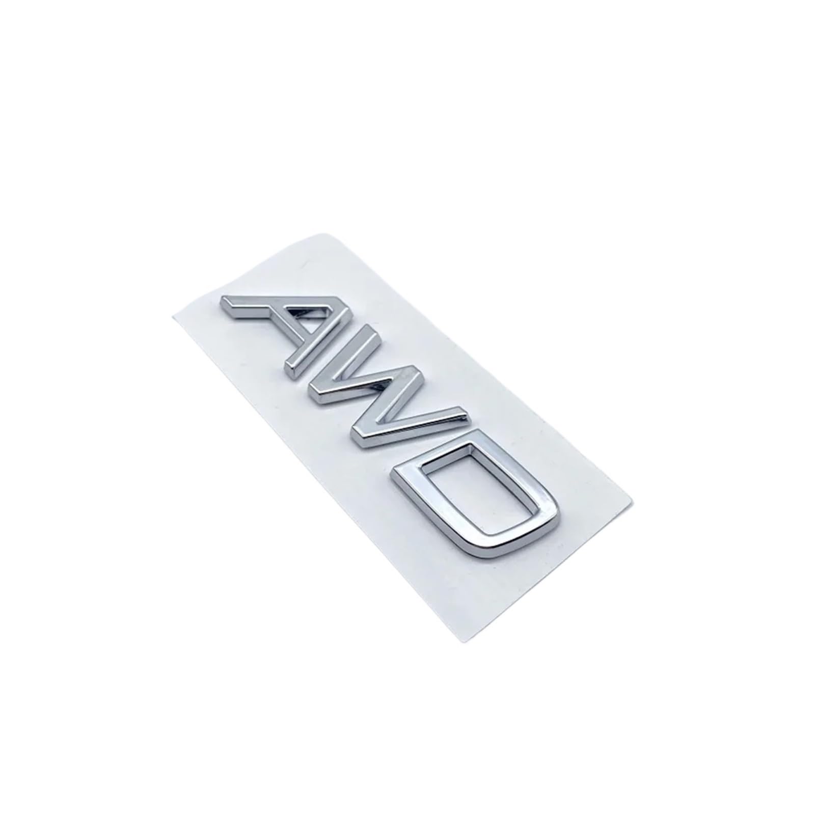 Aqxyju 3D AWD B5 T4 T5 T6 Logo-Emblem-Abzeichen Aufkleber Autoaufkleber Kompatibel mit XC60 Automobile Autokofferraum-Buchstaben-Emblem Autoheckaufkleber Personalisierte Auto Aufkleber(Silver AWD) von Aqxyju