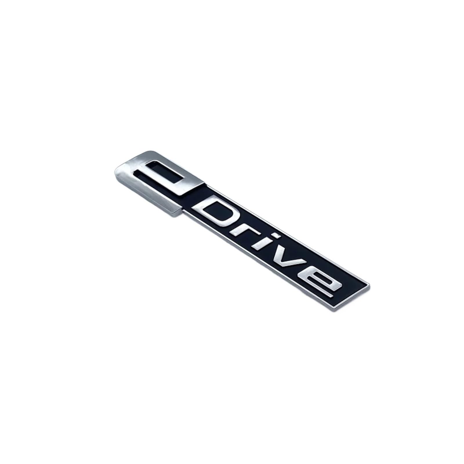 Aqxyju Chrom-Schwarze Buchstaben SDrive XDrive EDrive Embleme Kompatibel mit 3er 4 5 6 7 8er X3 X4 X5 X6 Z4 GT Kofferraum-Logo-Aufkleber Personalisierte Auto Aufkleber(Silver EDrive) von Aqxyju