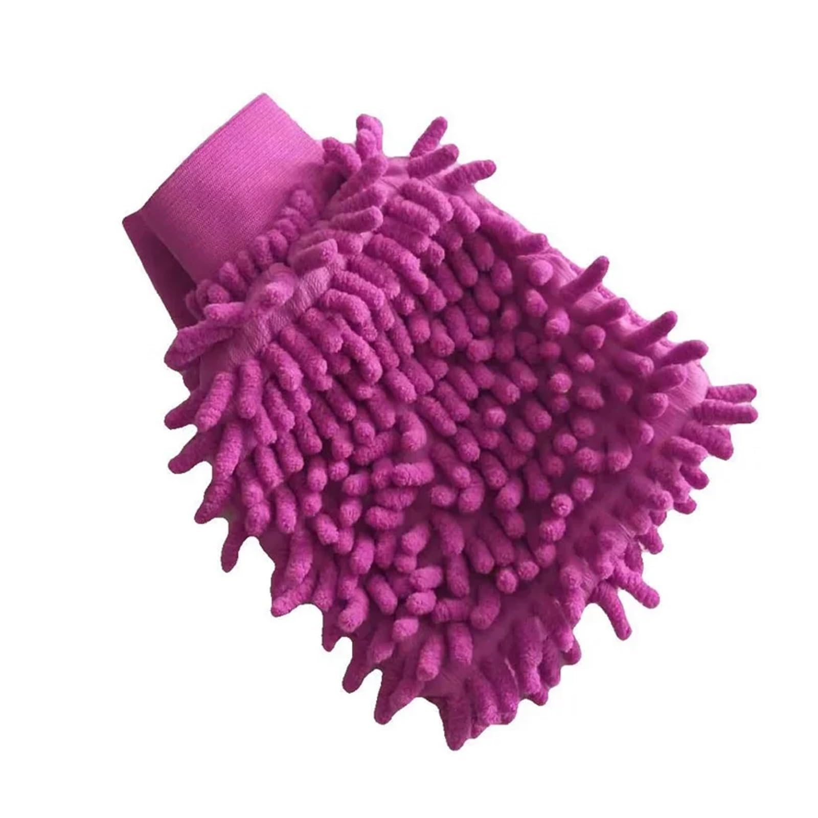 nrhnrhh Waschhandschuh, weiche Mikrofaser-Handschuhe, Chenille-Reinigungstuch, Tuch, Detaillierungsbürste, Auto-Reinigungswerkzeug-Bürste(Purple) von Aqxyvfr