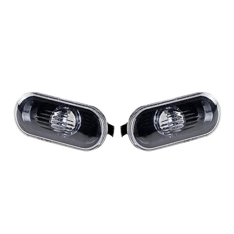 GUYTRM 2Pcs Auto Seite Marker Blinker Warnung Licht Schwarz Lampe Abdeckung MK4 B5/B 5,5 Käfer lingli von Aqxyxsw