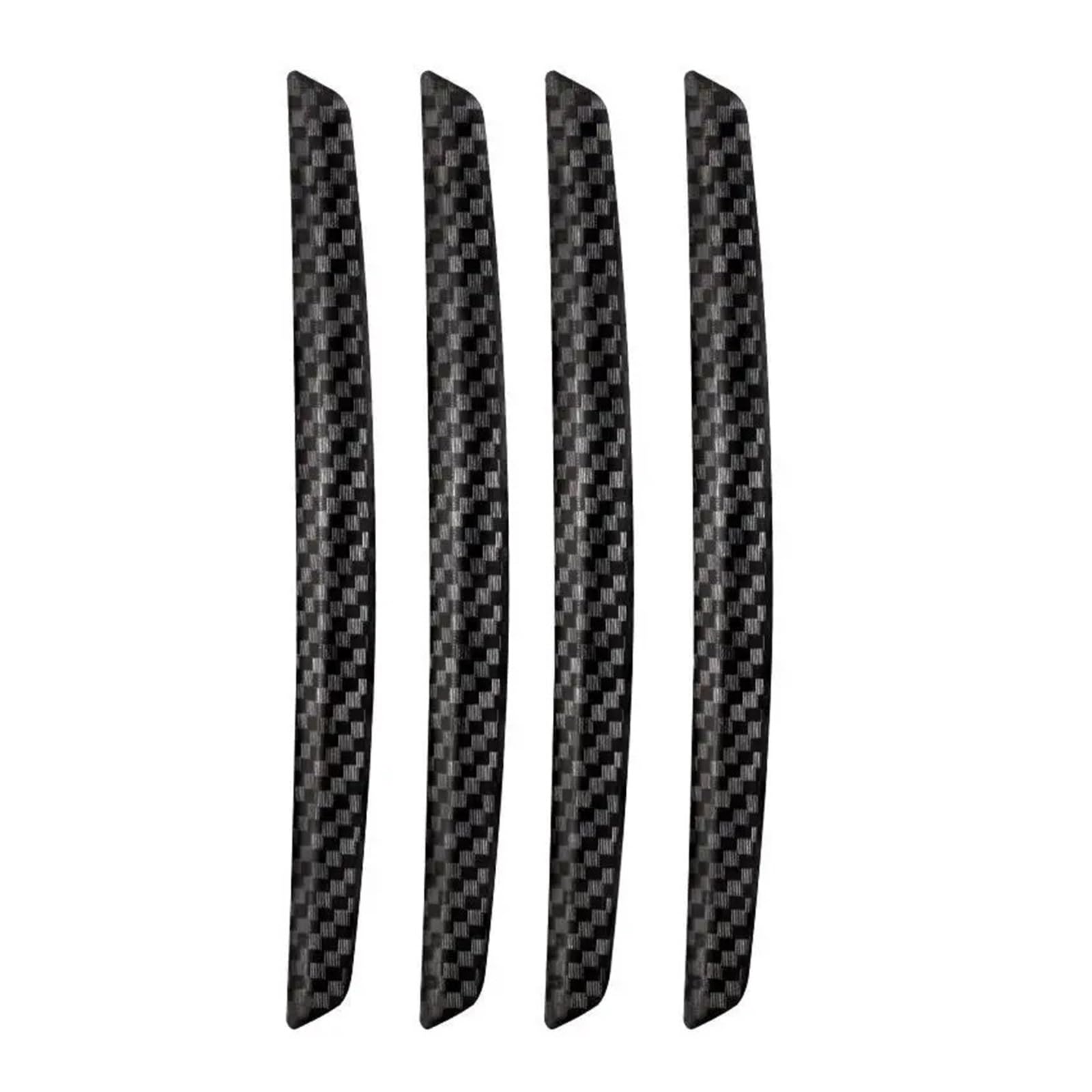 GUYTRM 4 stücke Auto Tür Rand Anti-kollision Streifen Auto Spiegel Carbon Fiber Schutz Band Anti-scratch Stick Dekorative Außen Teil lingli von Aqxyxsw