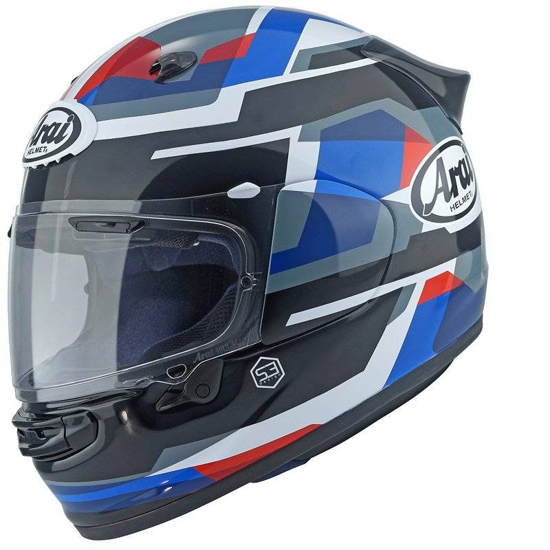 ARAI QUANTIC Abstract Helm - Blau von Arai