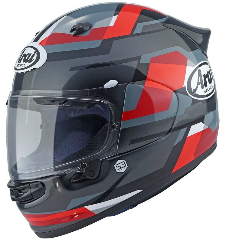 ARAI QUANTIC Abstract Helm - Rot Größe: S von Arai