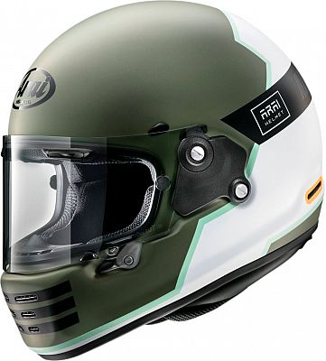 Arai Concept-XE Overland, Integralhelm - Oliv/Weiß - M von Arai