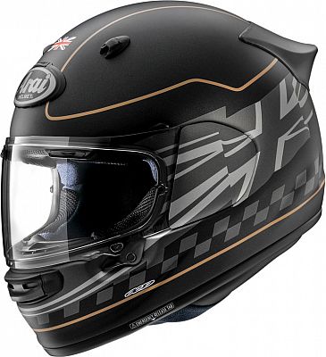 Arai Quantic Dark Citizen, Integralhelm - Schwarz/Grau/Gold - L von Arai