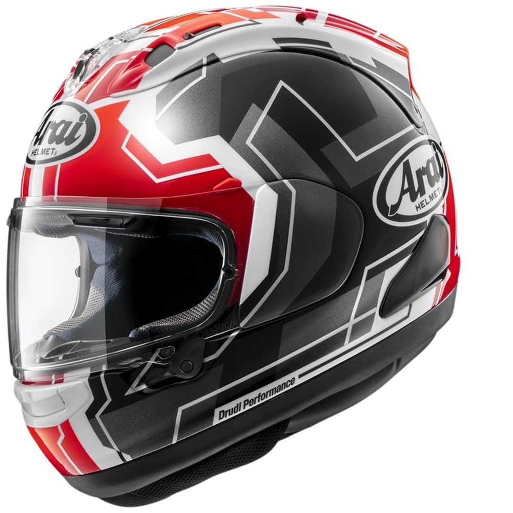 Arai RX-7V EVO JR65 Integralhelm (rot/schwarz/weiß), L (59) von Arai