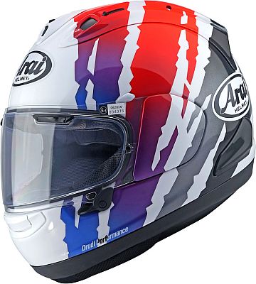 Arai RX-7V Evo Blade, Integralhelm - Weiß/Rot/Blau/Schwarz - L von Arai