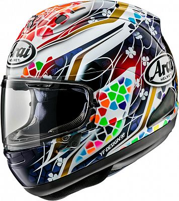 Arai RX-7V Evo Nakagami GP2, Integralhelm - Blau/Rot/Weiß - L von Arai