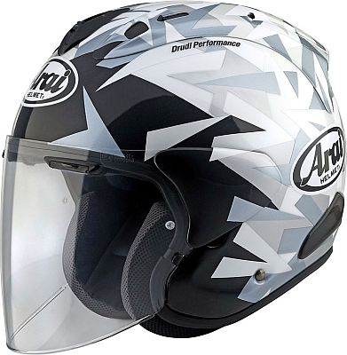 Arai SZ-R Evo Mimesis, Jethelm - Weiß/Grau/Schwarz - L von Arai