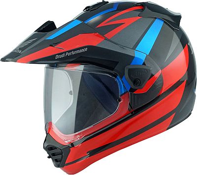 Arai Tour-X5 Africa Twin, Endurohelm - Schwarz/Grau/Blau/Rot - L von Arai