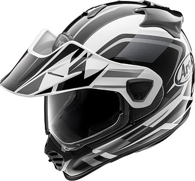 Arai Tour-X5 Discovery, Endurohelm - Schwarz/Weiß/Grau - S von Arai