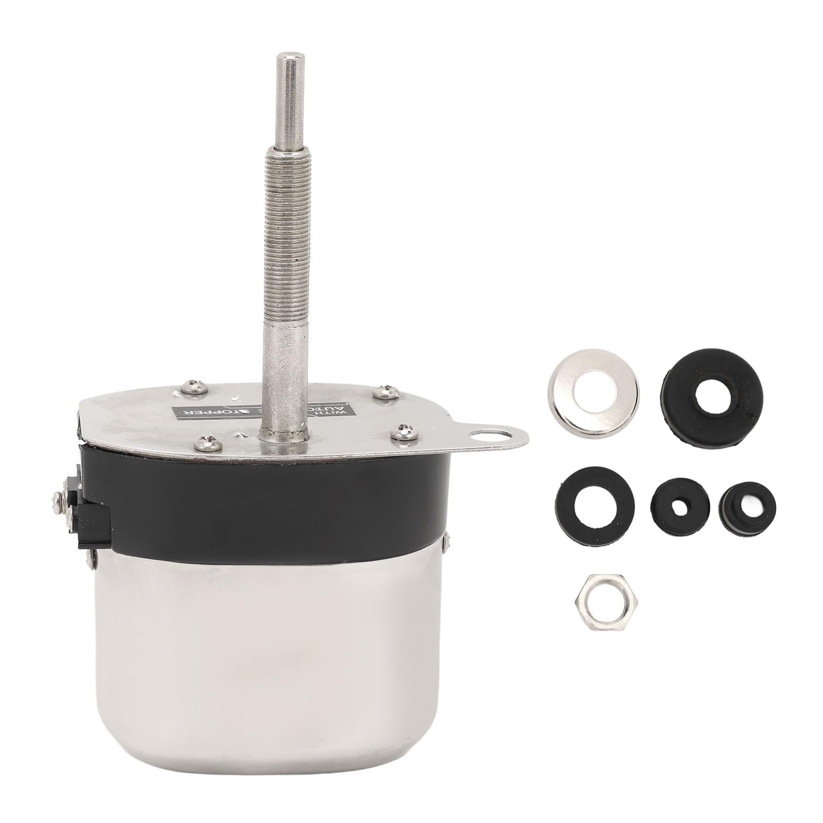 12 -V -Windschutzscheibe -Wischermotor -Kit, Universeller Metall -Windschutzscheiben -Wischermotor mit 105 ° Drehwinkel, Geeignet für Willys -Traktor, Fischereiboot, ATV, UTV, von Aramox